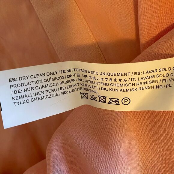 J.O.A. Women's Pink Cold Shoulder Button Up Fit & Flare Dress Size Large - Picture 8 of 8